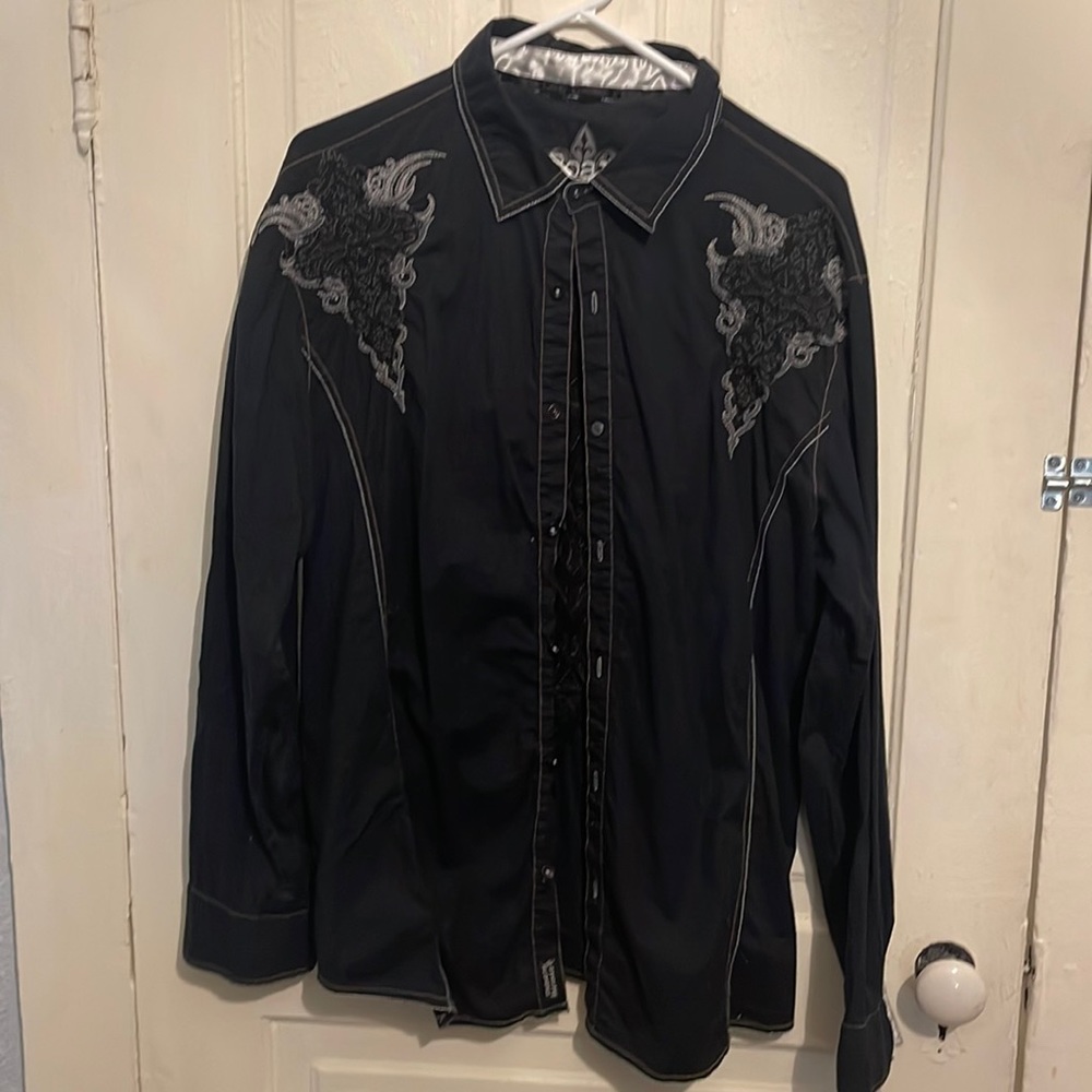 Roar mens button up dress shirt